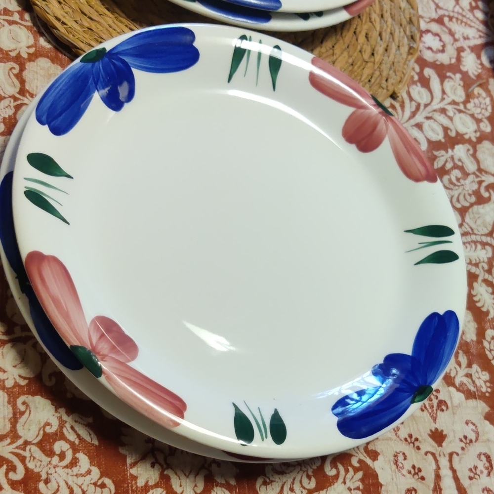 Furio Jewflora dinner plates (4)